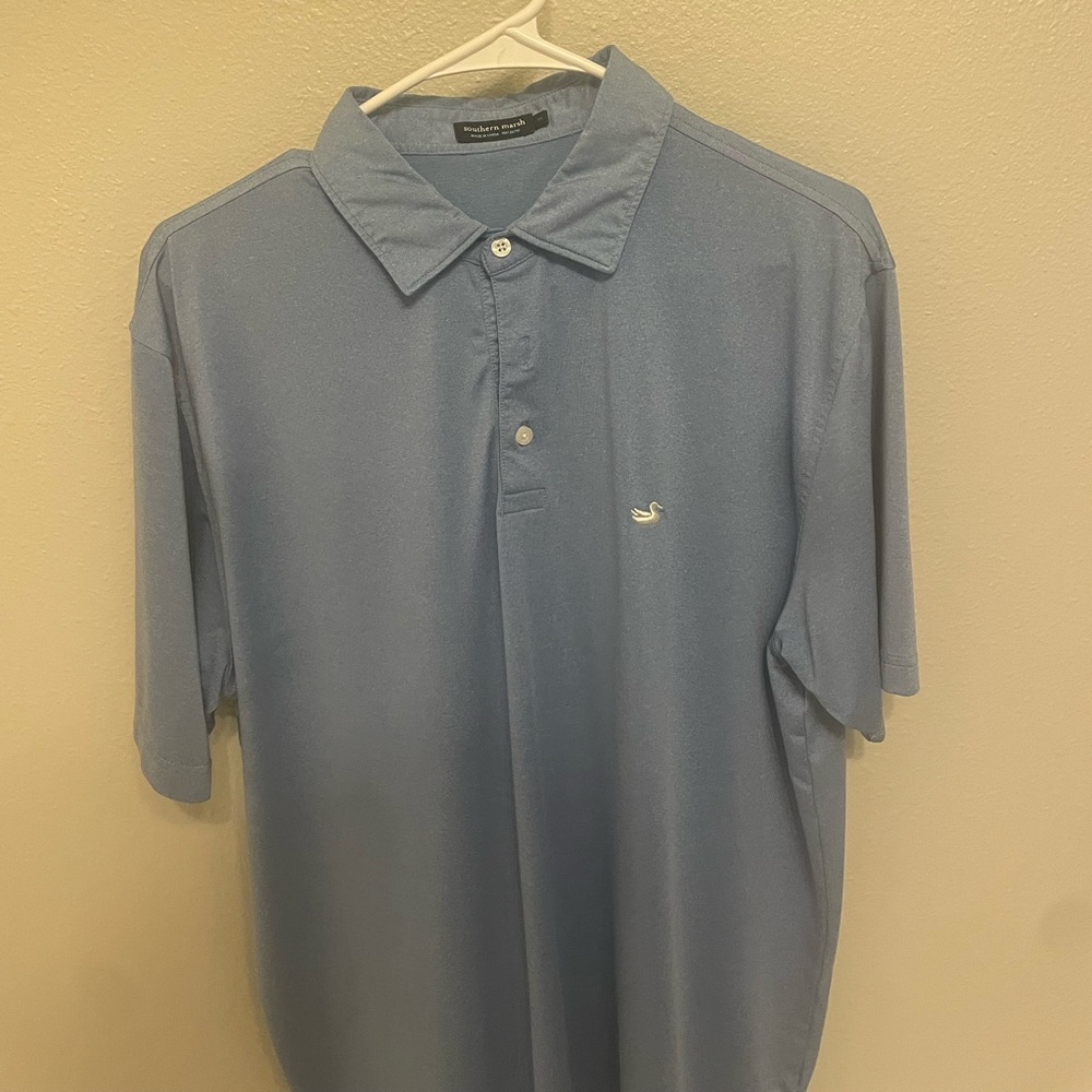 Southern Marsh Baby Blue Polo